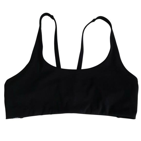Vuori Yosemite Bra NO PADS Size M Black Strappy Sports Bra - Picture 1 of 6
